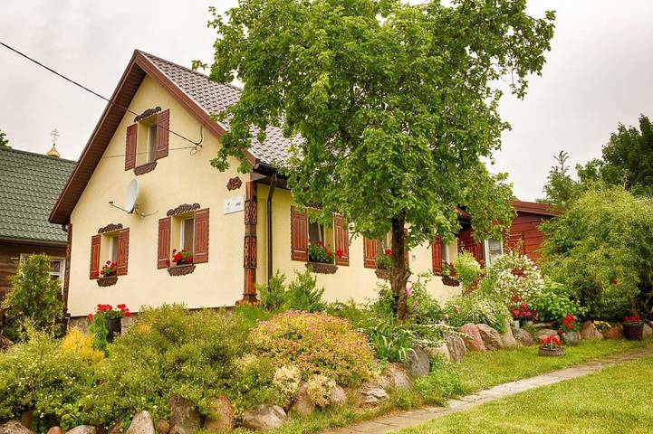 Domek letniskowy dla 12 osób, z ogród i widok, zwierzęta dozwolone na Podlasie