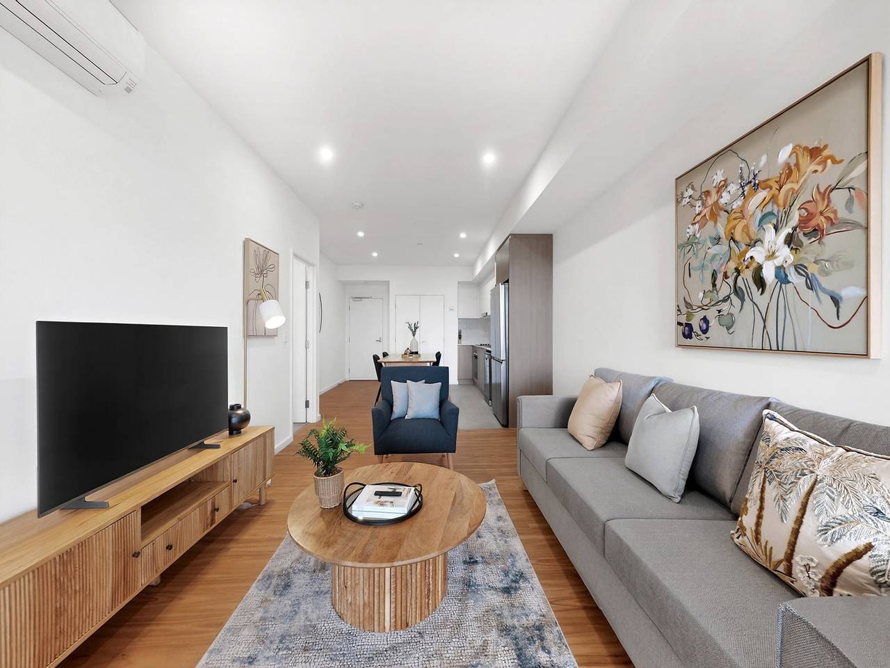 Hel leilighet, Stilig leilighet med 2 soverom og nye møbler in Cannington, Perth