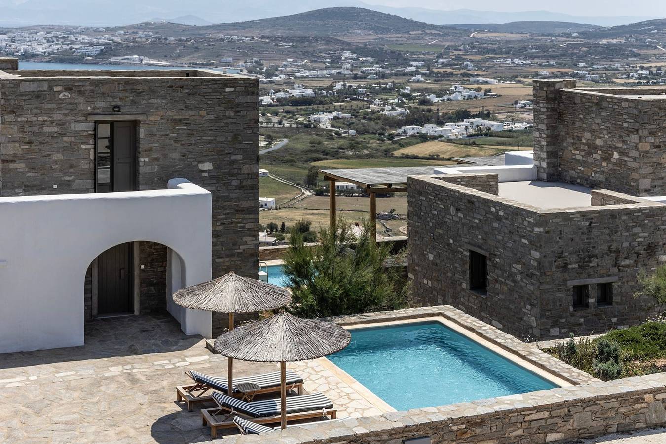 Turquoise 2 Bedroom Villa Sea View Private Pool in Paros