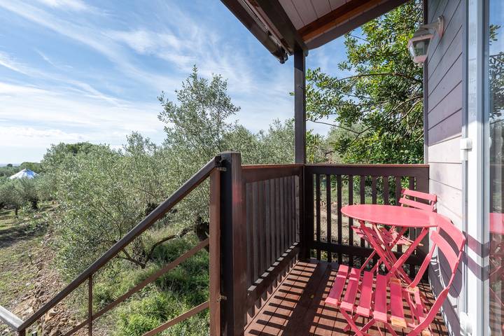 Cabaña de madera para 2 personas, con jardín en Tierras del Ebro - 4