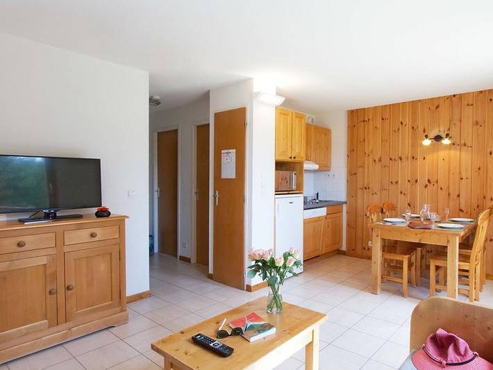 Chalet pour 4 personnes, avec Balcon ainsi que Terrasse et Sauna dans La Joue du Loup - 3