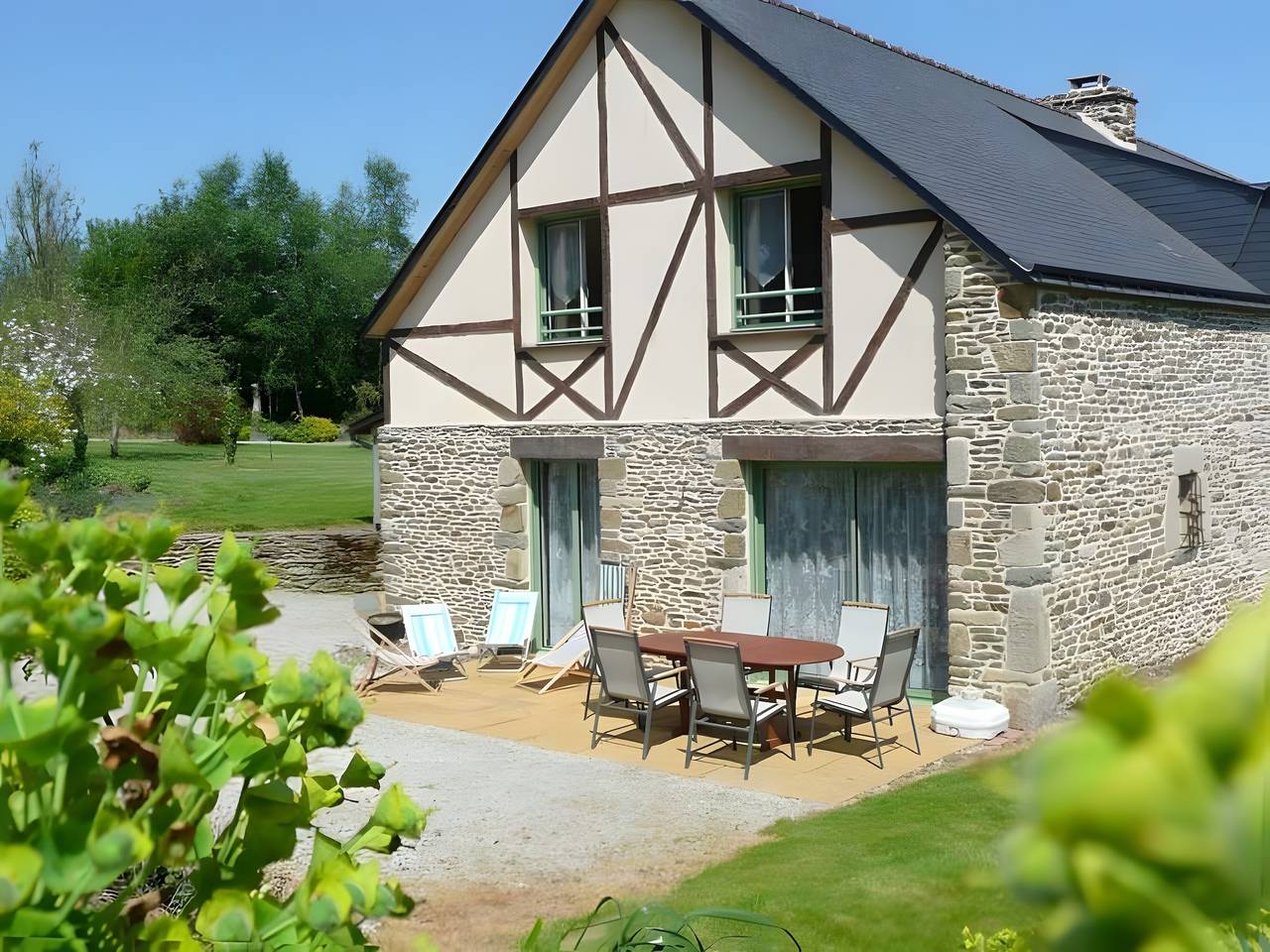 Ferienhaus Gîte Ty Breizh – Les Hortensias in La Croix-Helléan, Pontivy und Umgebung