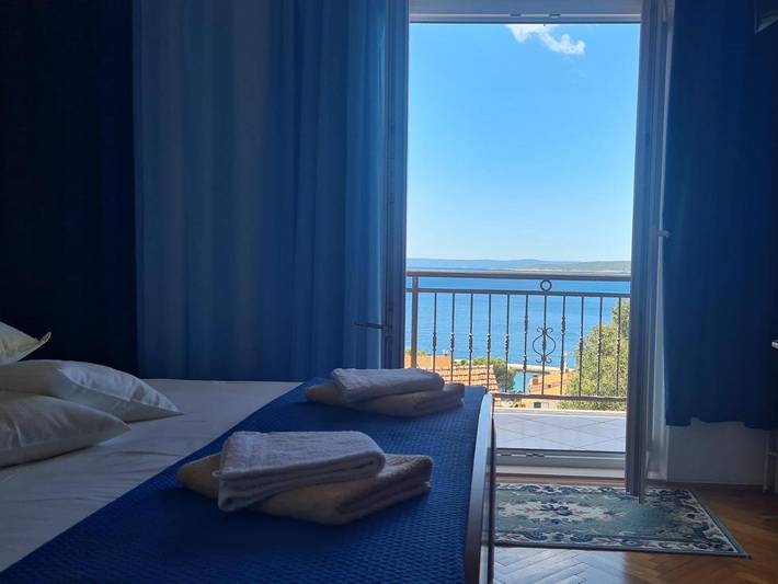 Vakantiewoning voor 2 personen, met uitzicht en terras in Brela