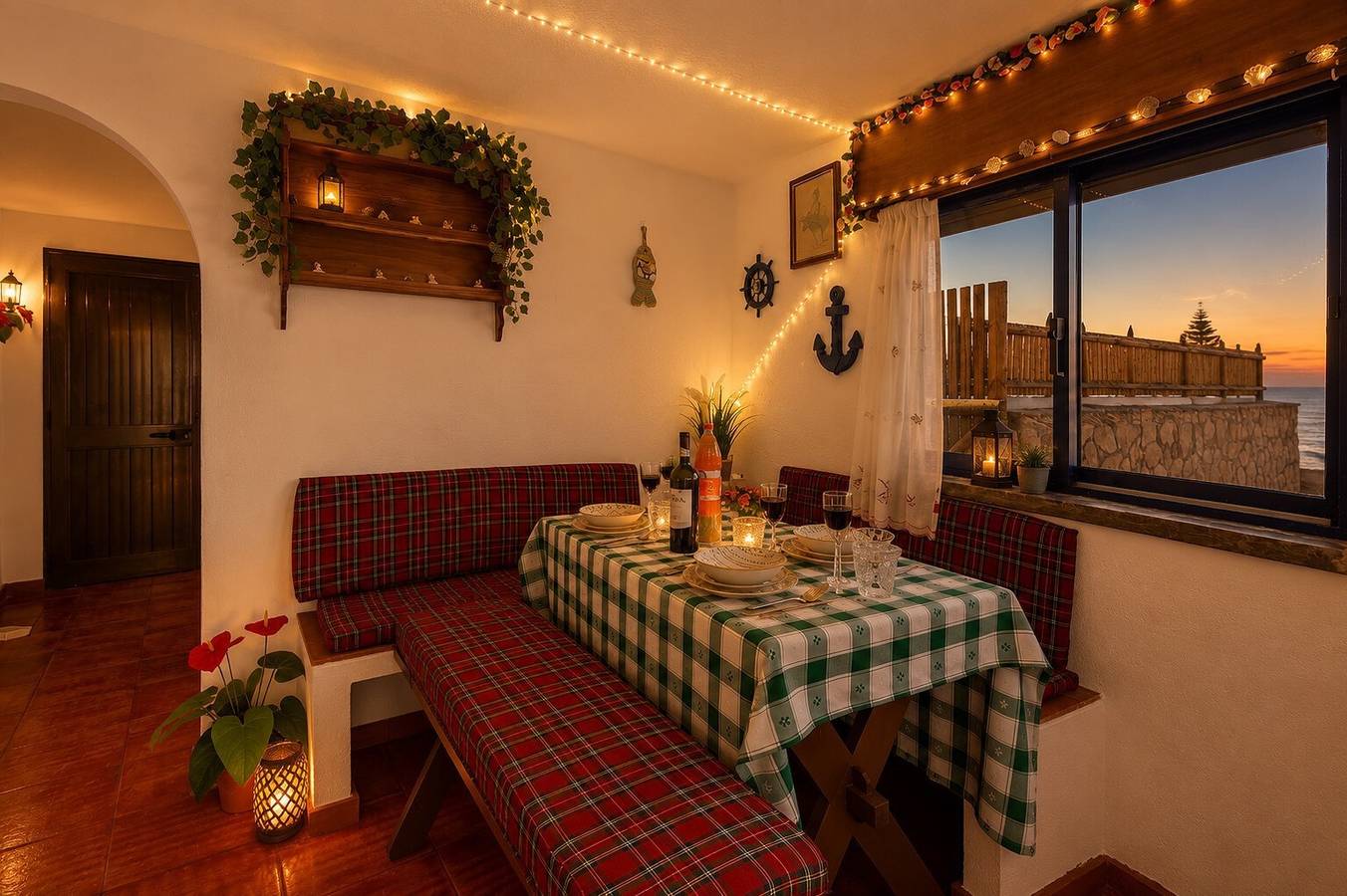 Casa Sol e Mar mit Meerblick, privater Terrasse und Balkon in Azenhas do Mar, Costa de Lisboa
