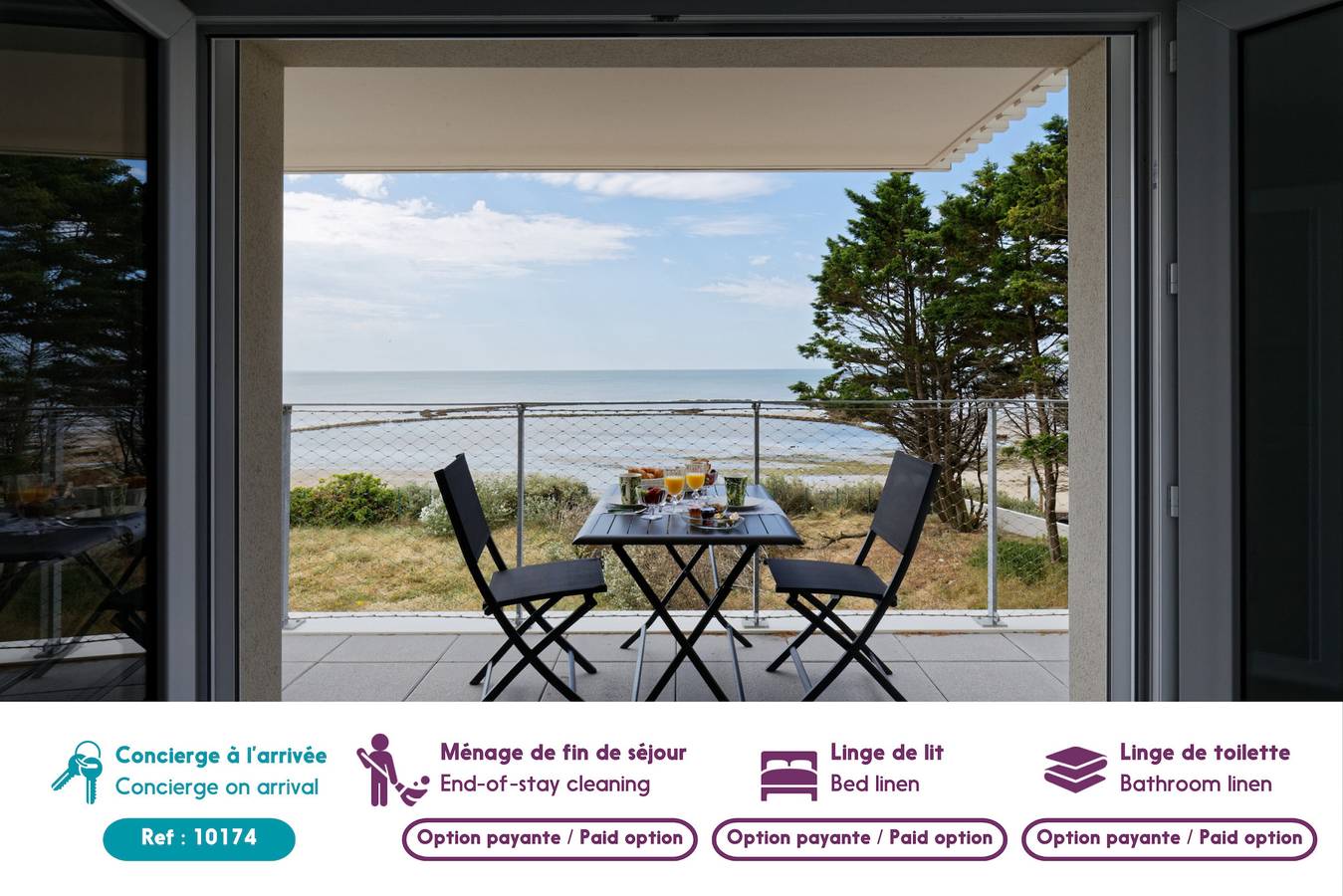 Geheel appartement, Face à la mer - 50 m de la plage des homardiers in La Guérinière, Noirmoutier