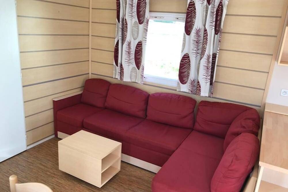 Mobil-Home sur camping ****Domaine de Litteau, Basse Normandie (6/8 personnes) in Saint-Hubert-des-Biards, Région de Bayeux