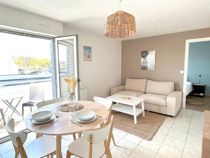 Appartement de vacances pour 4 personnes, avec balcon