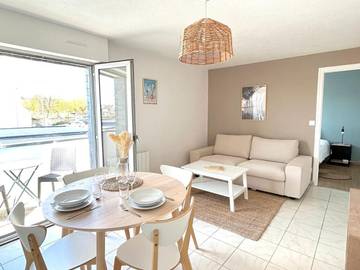 Gîte pour 4 personnes, avec balcon dans Office De Tourisme De Larmor Plage