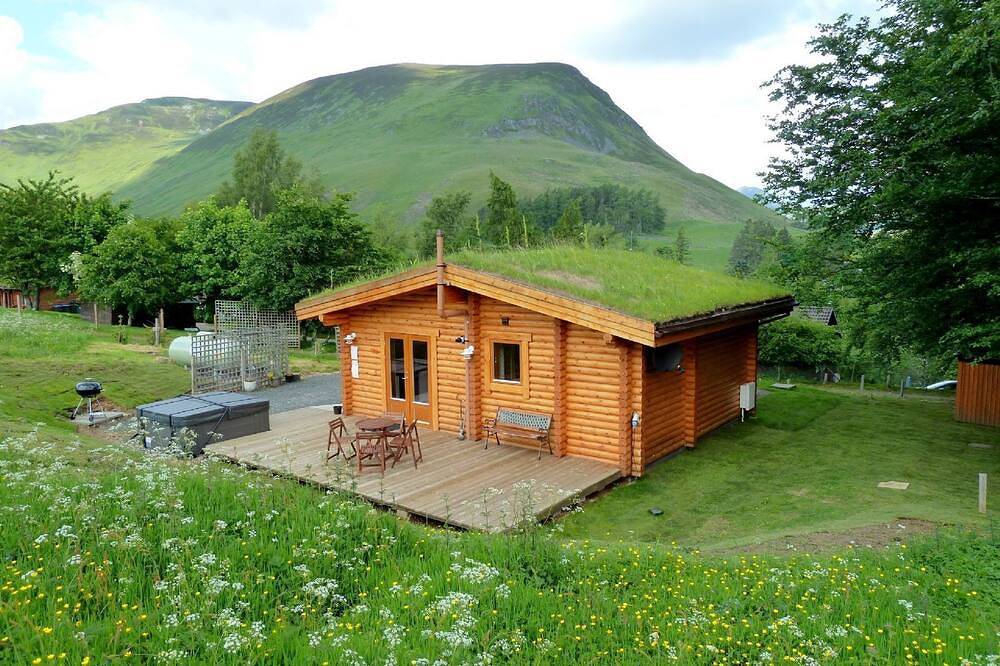Blockhütte mit Whirlpool & Sauna für 2/3 | Im Cairngorm Nationalpark Großartige Aussichten in Glenshee, Cairngorms National Park