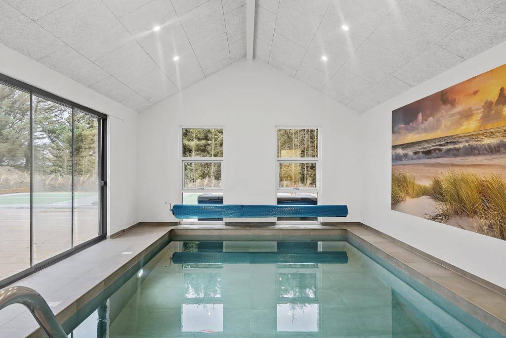 Exklusives Pool- und Aktivitätshaus für 30 Personen in Lodbjerg Hede, Ringkøbing