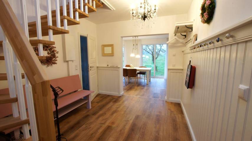 Ferienhaus für 8 Personen, mit Garten und Ausblick am Fleesensee