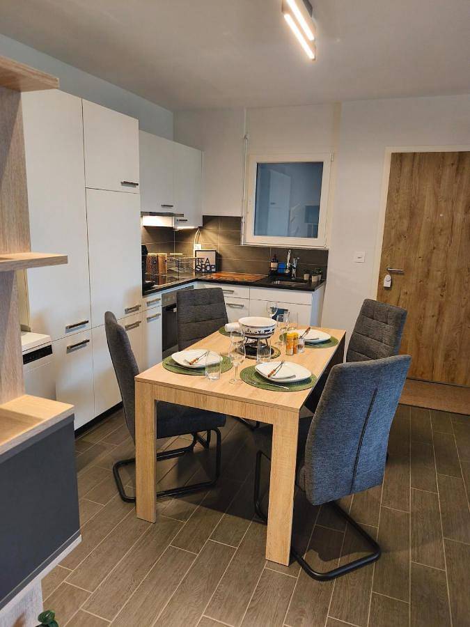 Gîte pour 4 personnes, avec terrasse et vue, animaux acceptés à Bulle - 3
