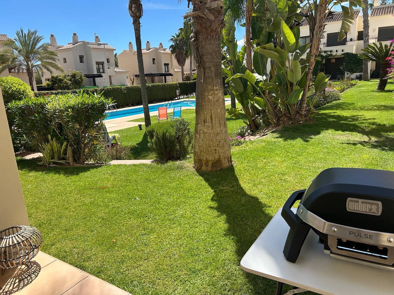 Casa Thomas Ii Esquina Adosada con Piscina Compartida, Wi-Fi y Aire Acondicionado in Roda Golf, San Javier