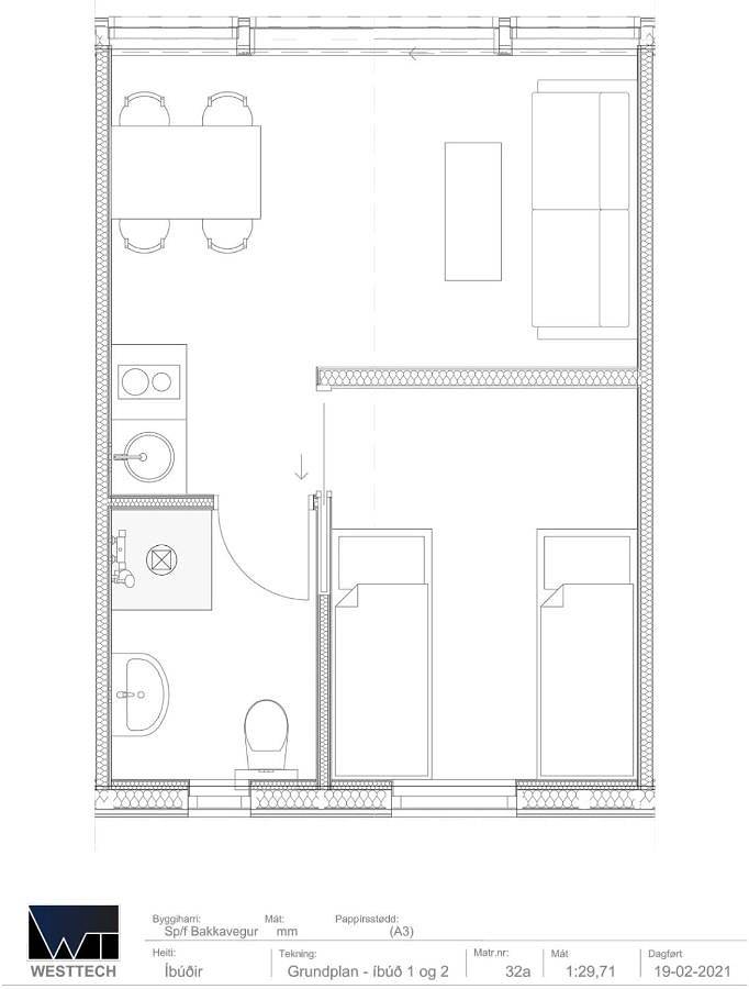 Hel leilighet, Two-Bedroom Apartment in Færøyene