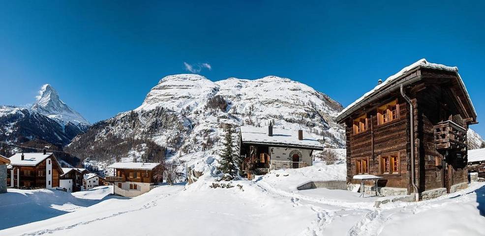 Chalet pour 2 personnes, avec vue et jardin, adapté aux familles à Zermatt - 3