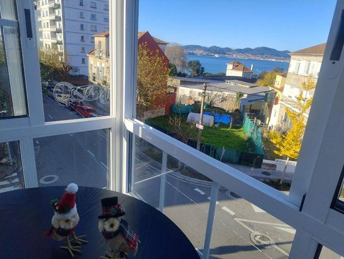 Apartamento para 8 personas, con vistas y balcón en Vigo