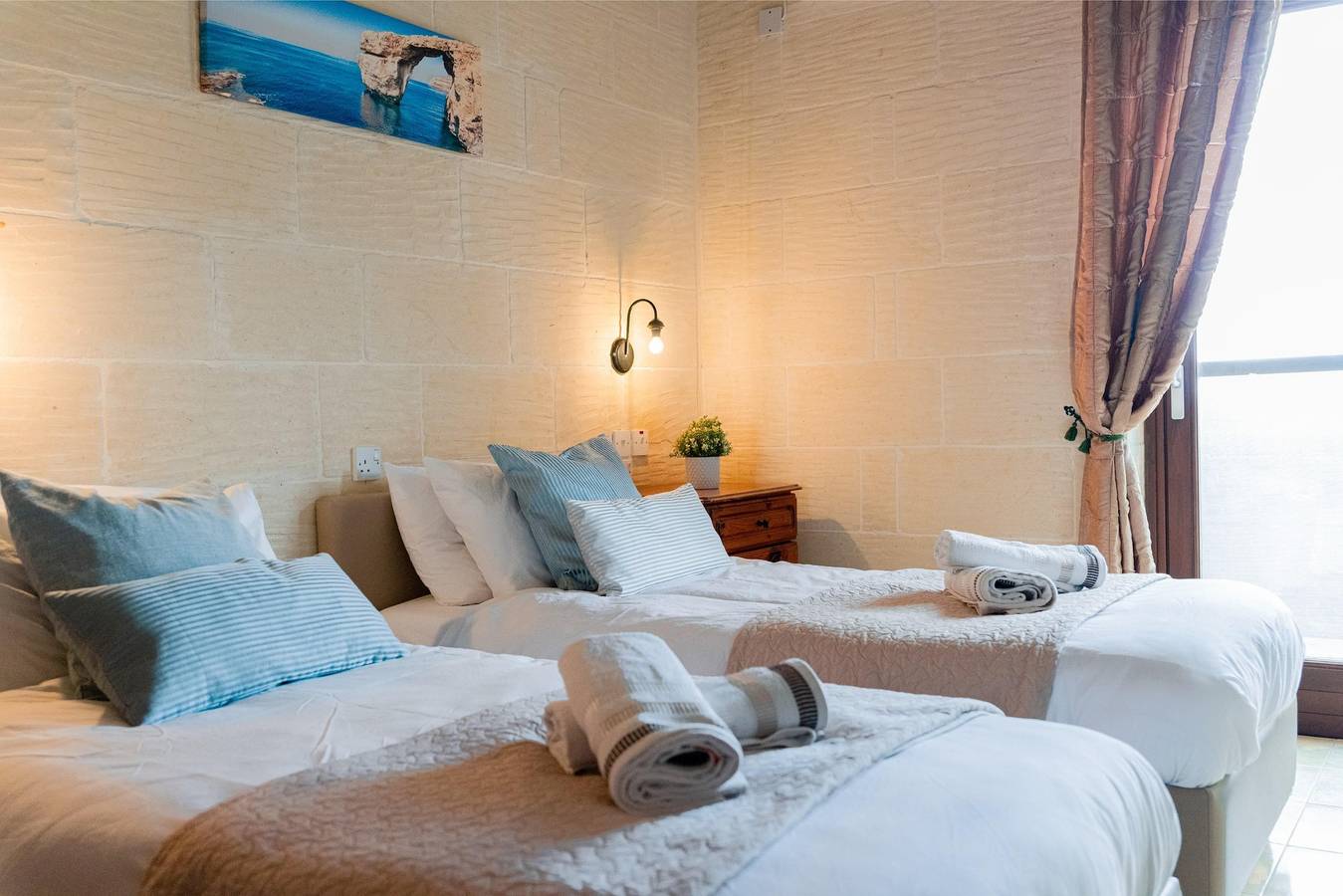 Villa Savona Sleeps 7 with Private Pool in Xaghra, Gozo
