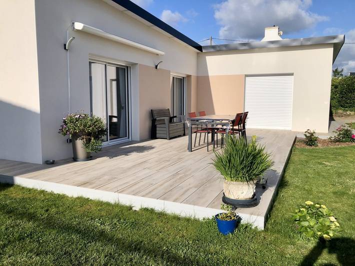 Cottage pour 2 personnes, avec jardin à Lampaul-Plouarzel