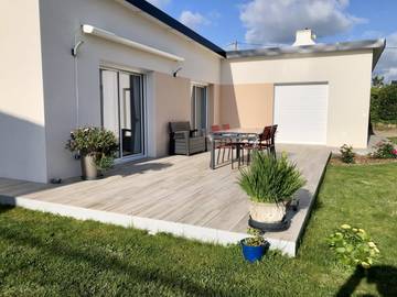 Cottage pour 2 personnes, avec jardin à Lampaul-Plouarzel