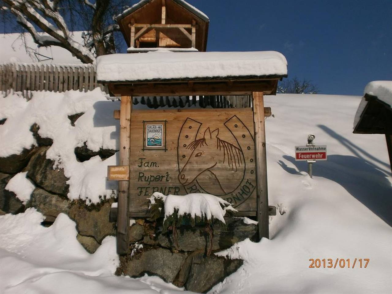Reitbauernhof Ferner - Doppelzimmer mit Dusche, Wc in Mühlen, Lavanttaler Alpen