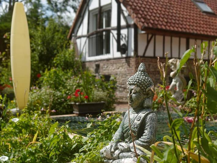 Location de vacances pour 2 personnes, avec vue et vue sur le lac ainsi que piscine et jardin, adapté aux familles à Rue (homonymie) - 2