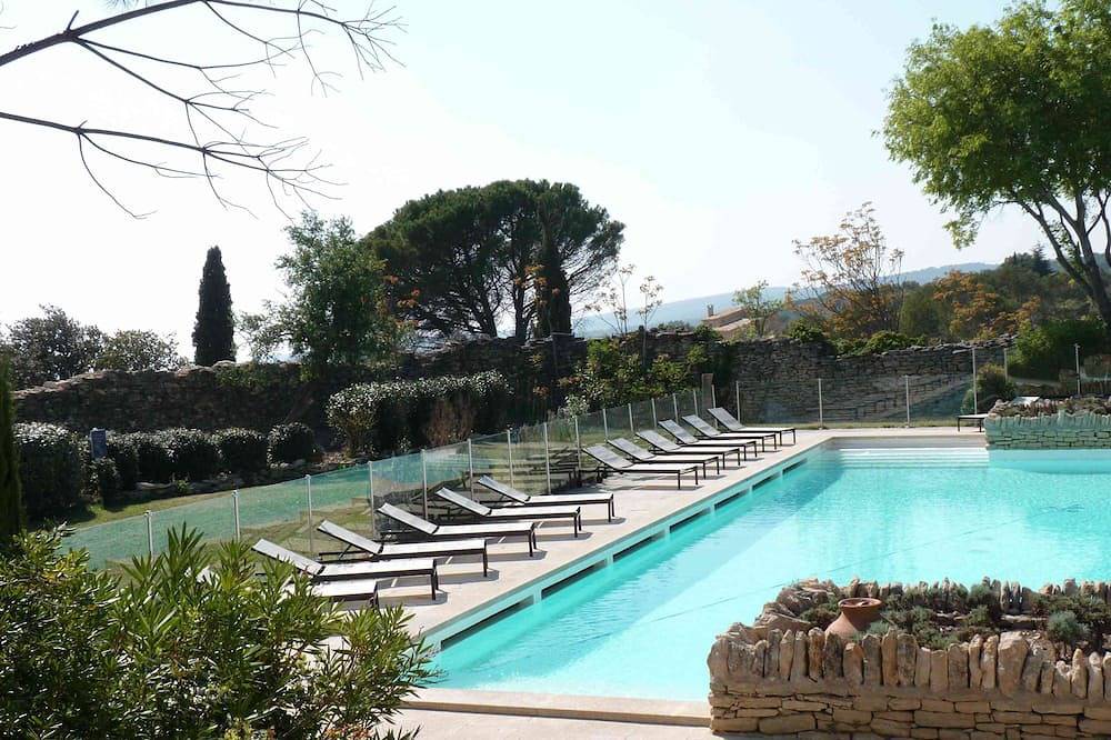 Charme Bastidon Terrasse Garten Pool Gordes Luberon in Village de Gordes, Gordes