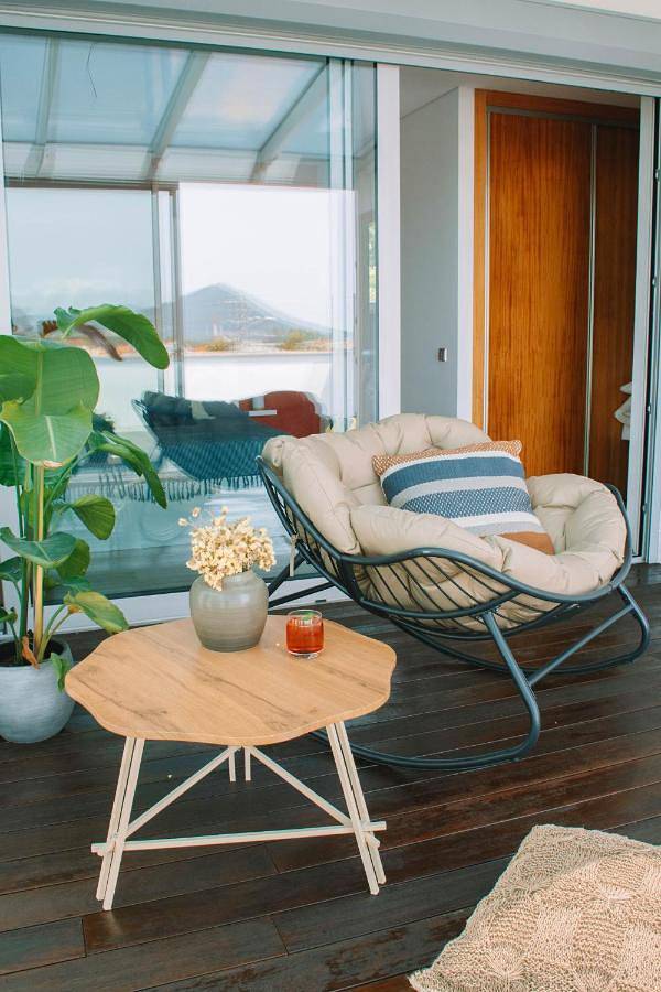 Villa para 8 pessoas, com terraço e vista em Moledo