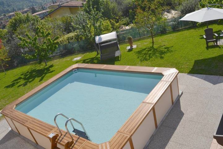 Ferienhaus für 5 Personen, mit Seeblick und Ausblick sowie Garten und Pool in Gardasee-Lombardei - 4