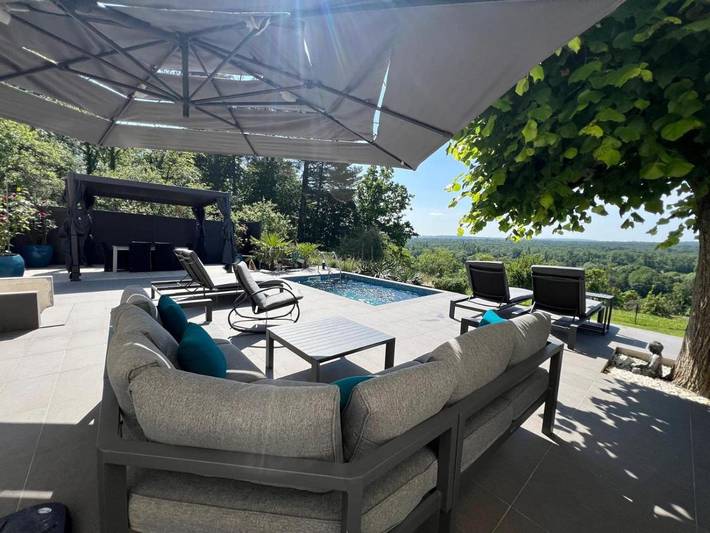 Location de vacances pour 6 personnes, avec terrasse et vue à Fontaine-le-Port - 4