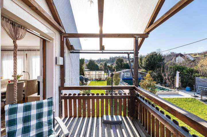 Ferienwohnung für 2 Personen, mit Balkon und Garten