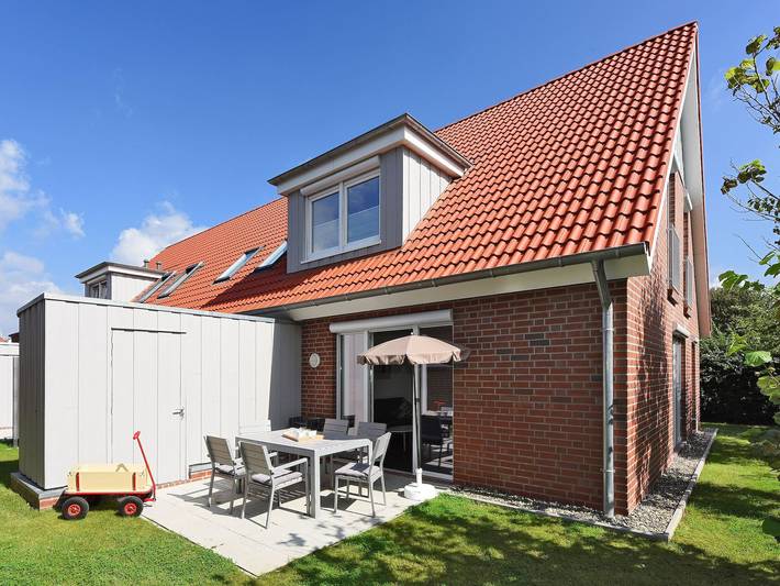Ferienhaus für 7 Personen, mit Terrasse und Garten in Bensersiel