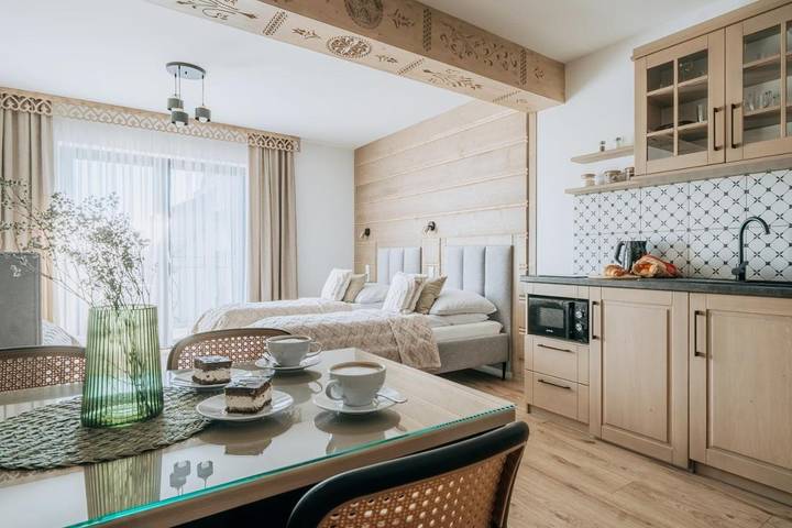 Dom gościnny dla 4 osób, z widok i taras w Gliczarów Górny