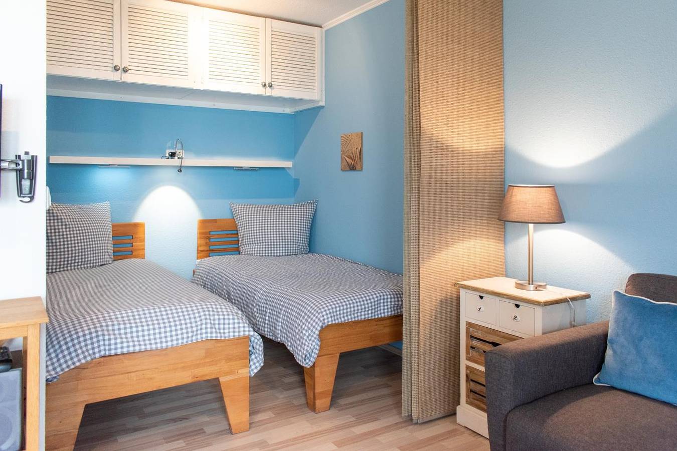 Niedliche Ferienwohnung Strandterrasse mit Terrasse und dem Meer vor der Tür, foto 9