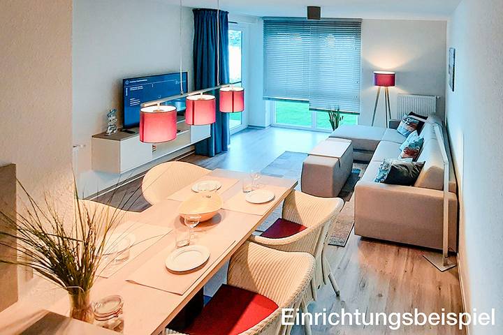 Ferienwohnung für 4 Personen, mit Balkon und Terrasse sowie Sauna in Schwansen - 3