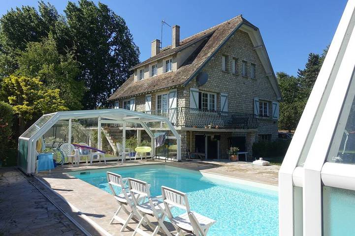 Maison de vacances pour 8 personnes, avec jacuzzi et jardin