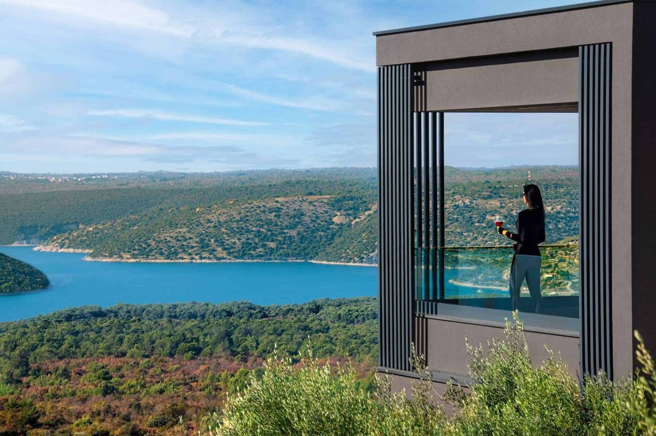 Luxury Villa Istrian Panoramica with Heated Pool in Raša, Ostküste Istrien