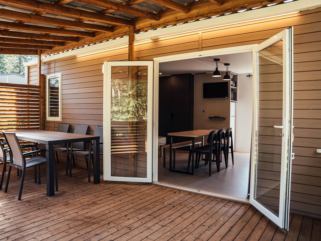 Chalet am Campingplatz mit vielen Einrichtungen in Nordbrabant