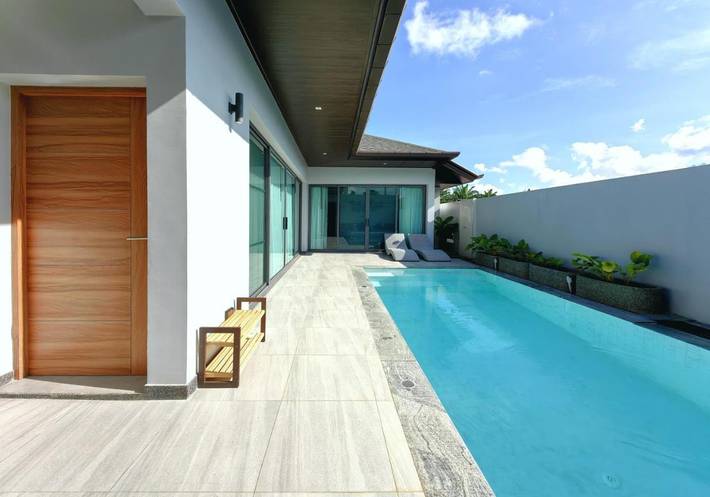 Chalet para 6 personas, con piscina y terraza - 1