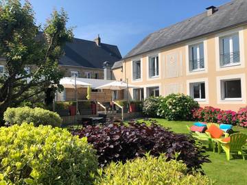 Hôtel pour 2 personnes, avec terrasse et jardin à Saint-Quentin-sur-le-Homme