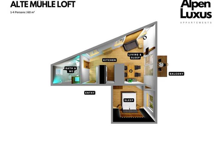 Ferienwohnung für 4 Personen in Brixlegg