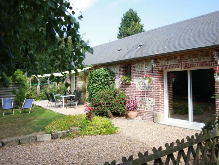 Location de vacances pour 4 personnes, avec Terrasse et Jardin à Gerponville