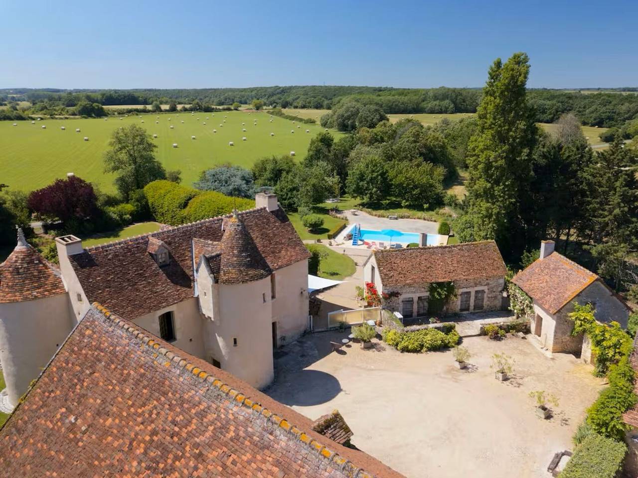 Manor aus dem 15. Jh. mit Pool im Naturpark Brenne in Mauvières, Le Blanc und Umgebung