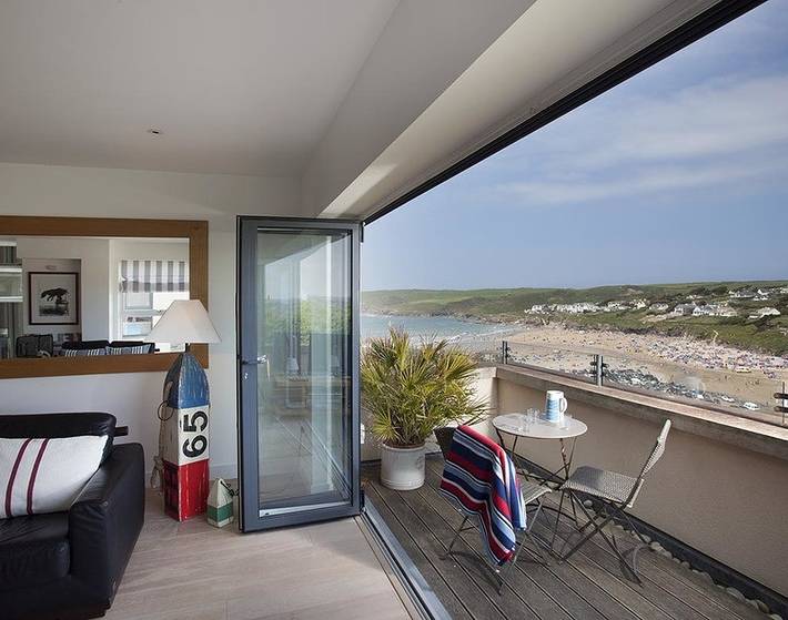 Cottage for 8 people, with Balcony in Polzeath