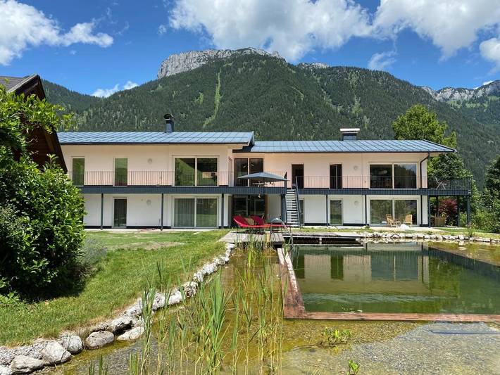 Ferienwohnung für 6 Personen, mit Garten und Pool sowie Ausblick und Sauna, mit Haustier in Waidring