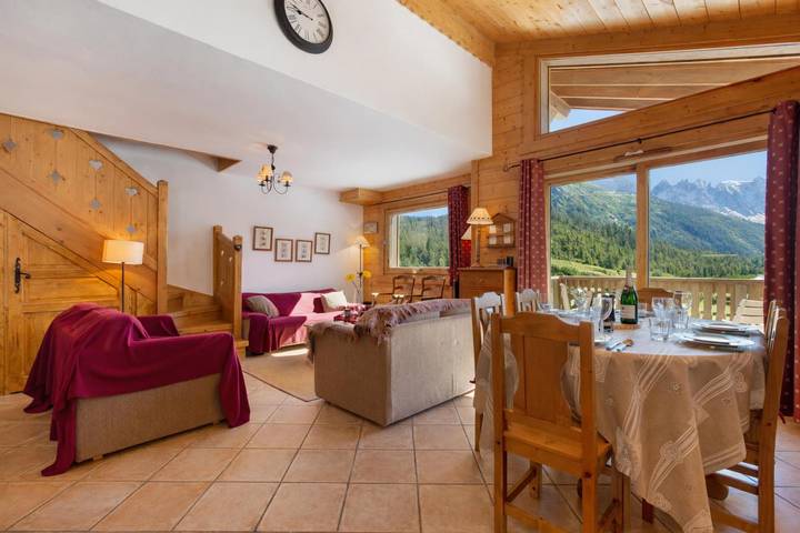 Ferienwohnung für 8 Personen, mit Terrasse und Kinderpool in Chamonix - 4
