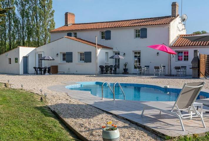 Maison de vacances pour 4 personnes, avec jardin ainsi que piscine et vue - 1