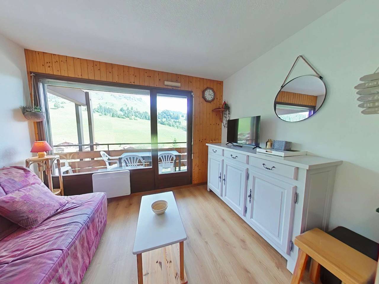 Estudio entero, Le Grand-Bornand: Estudio cabina, cerca de pistas, 5 plazas in Chinaillon, Le Grand-Bornand