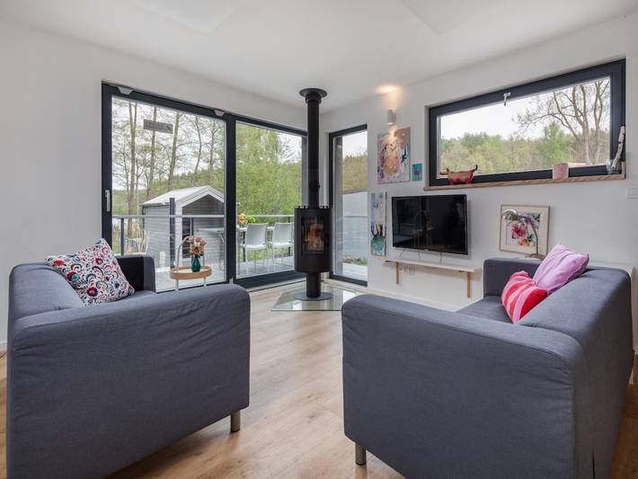 Ferienhaus am Wisełka-See mit Sauna in Misdroy (Gemeinde), Stettiner Haff