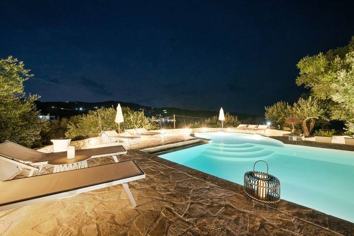 Hütte für 4 Personen, mit Garten und Ausblick sowie Pool in Griechenland - 3