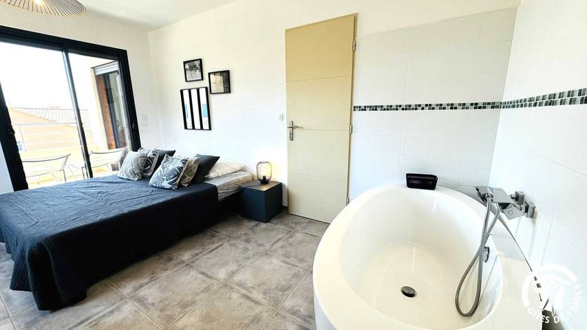 Gîte für 7 Personen, mit Whirlpool und Terrasse sowie Sauna in Leucate - 3